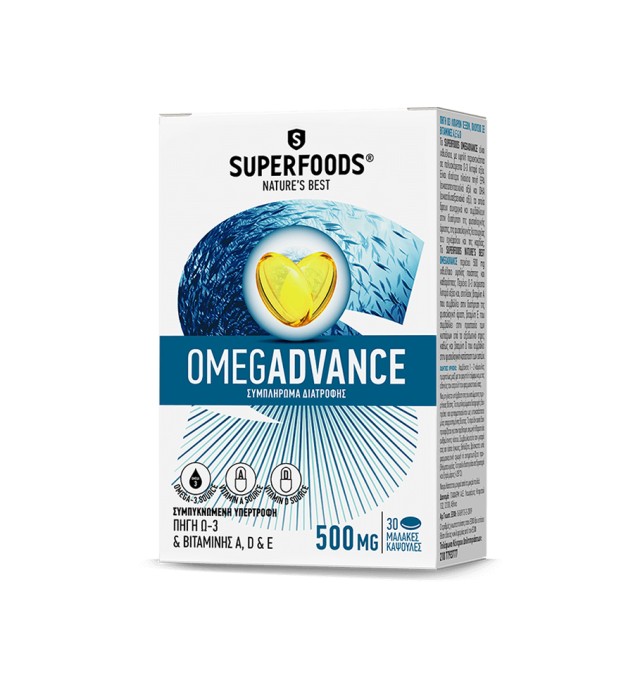 Superfoods Omegadvance 500mg 30caps