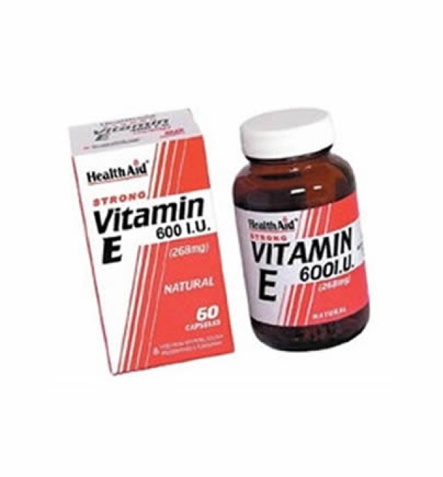 Health Aid Vitamin E 600iu Natural 60 caps