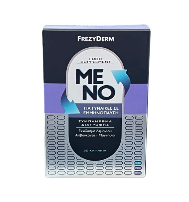 Frezyderm Meno Συμπλήρωμα Διατροφής Για Γυναίκες Στην Εμμηνόπαυση 30 καψάκια