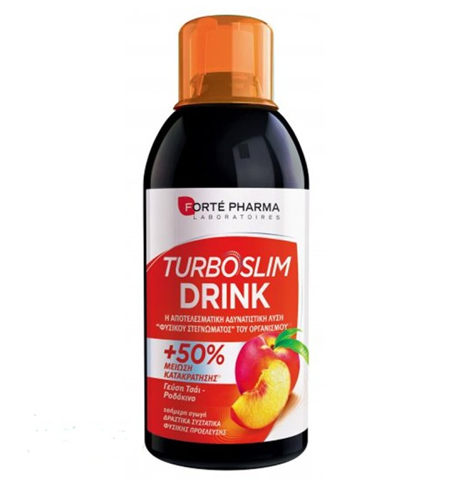 Forte Pharma Turboslim Drink Γεύση Τσάι Ροδάκινο 500ml