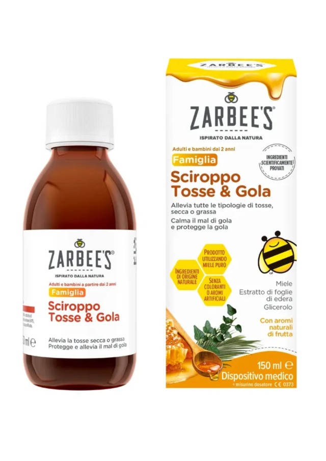 ZARBEES COUGH SYRUP ΣΙΡΟΠΙ ΓΙΑ ΒΗΧΑ ΚΑΙ ΠΟΝΟΛΑΙΜΟ ΑΠΟ 2 ΕΤΩΝ 150mL