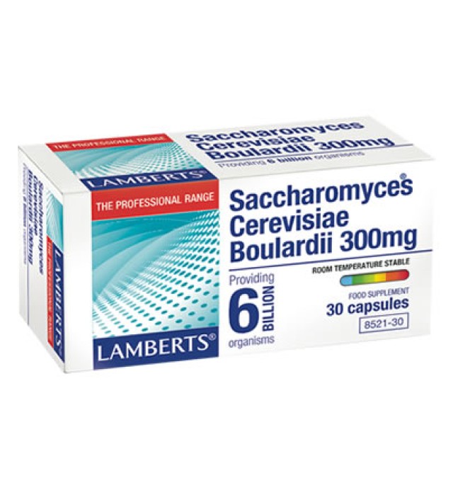 Lamberts Saccharomyces Cerevisiae Boulardi 300mg 30Caps