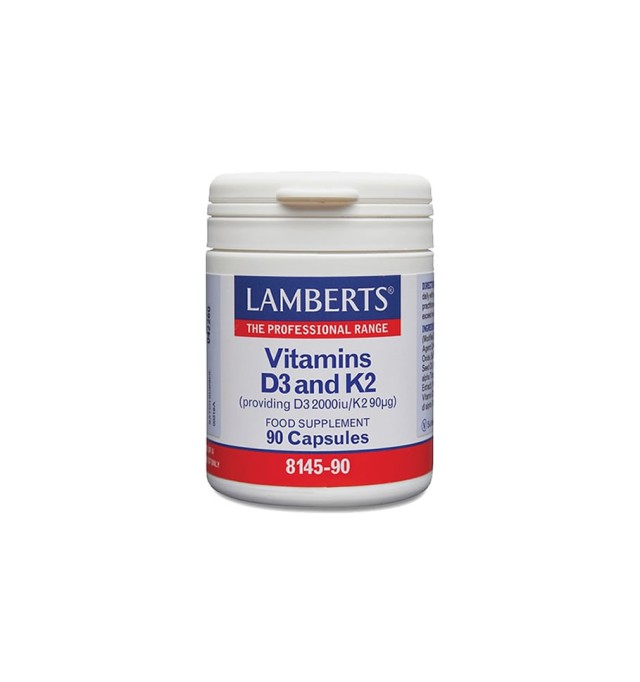 Lamberts Vitamins D3 2000iu & K2 90μg, 90caps