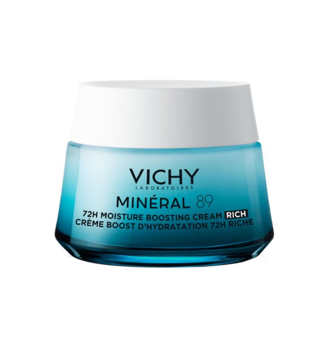 Vichy Mineral 89 Moisture Boosting Rich Cream 72h, 50ml