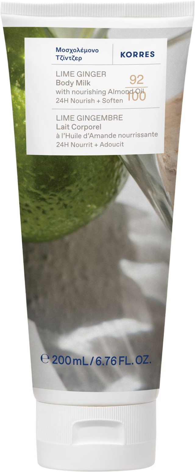 KORRES Korres Body Milk Μοσχολέμονο Τζίντζερ -Lime Ginger 200mL