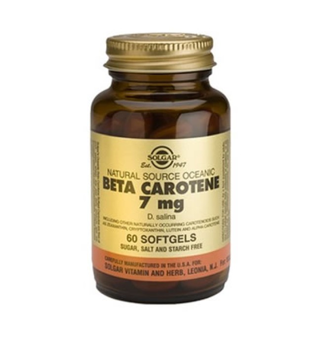 Solgar Beta-Carotene 7mg softgels 60s