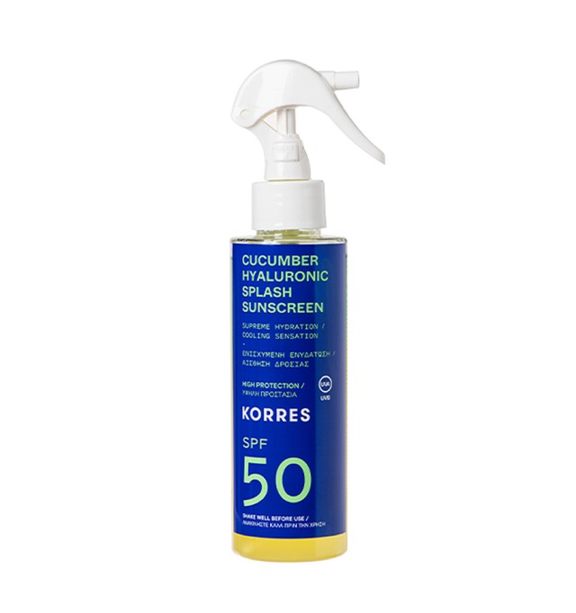 Korres Cucumber Hyaluronic Splash Sunscreen SPF50 150ml