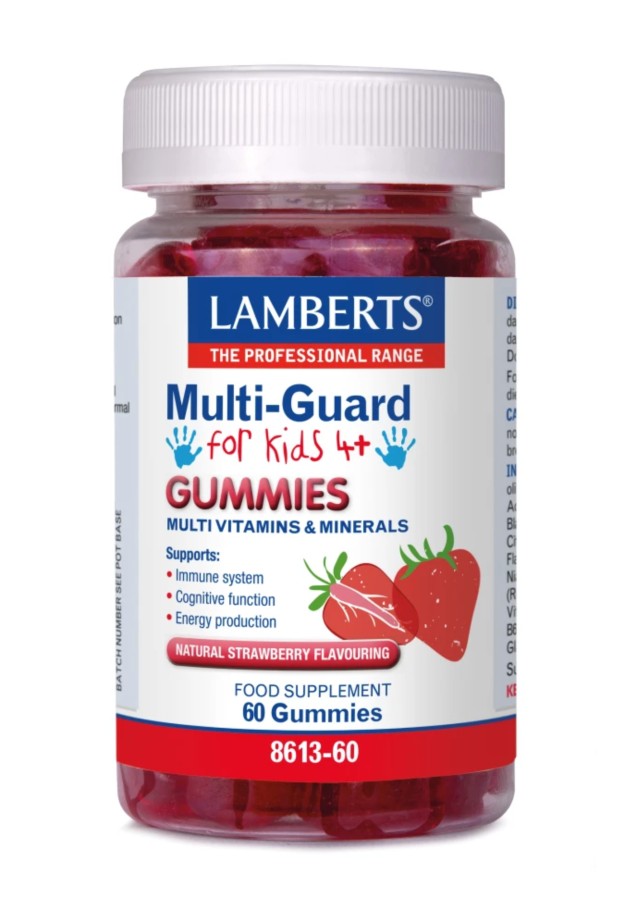 Lamberts Multi-Guard for Kids 4+ Gummies με Φυσική Γεύση Φράουλα 60 Gummies