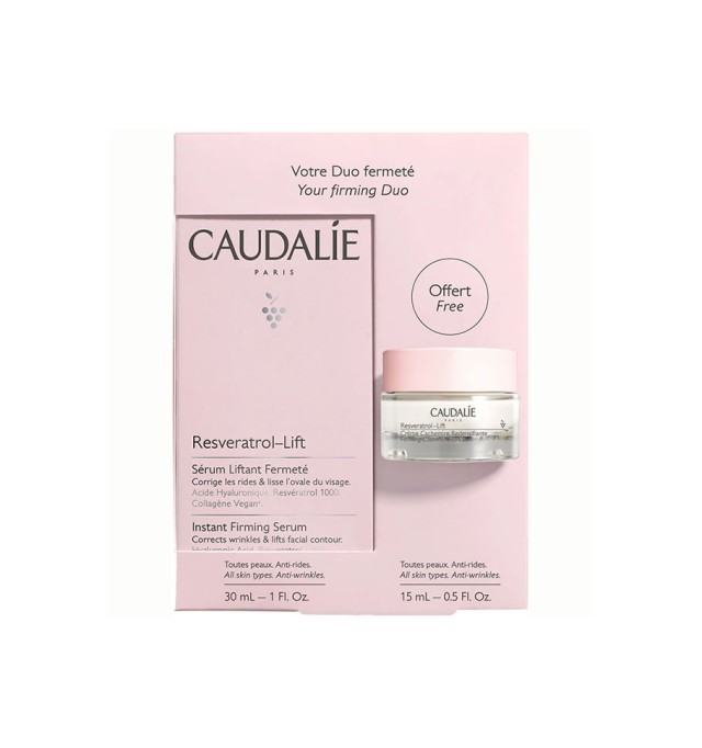 Caudalie Promo Resveratrol Lift Instant Firming Serum 30ml & Δώρο Cashmere Day Face Cream 15ml