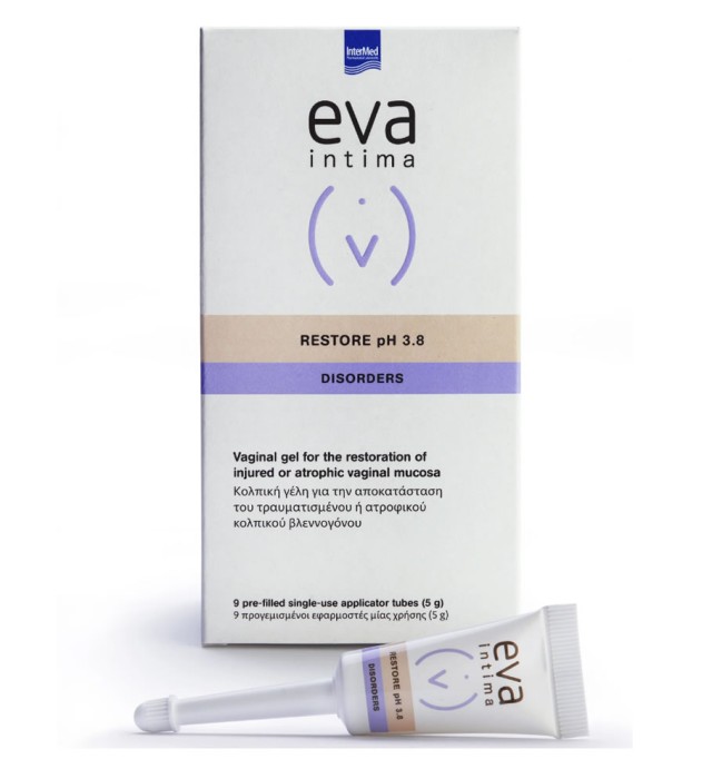 Intermed Eva Intima Restore Gel 9 κολπικοί εφαρμοστές