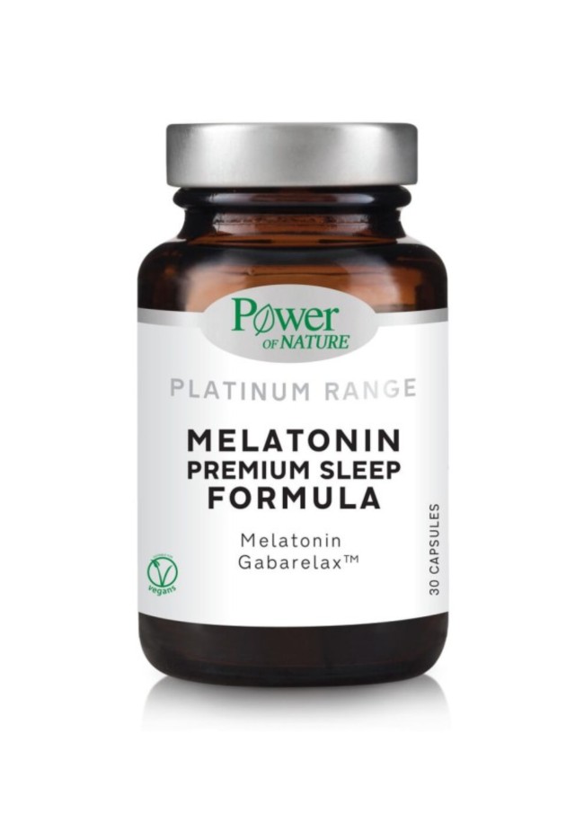 Power of Nature Platinum Range Melatonin Premium Sleep Formula, 30caps