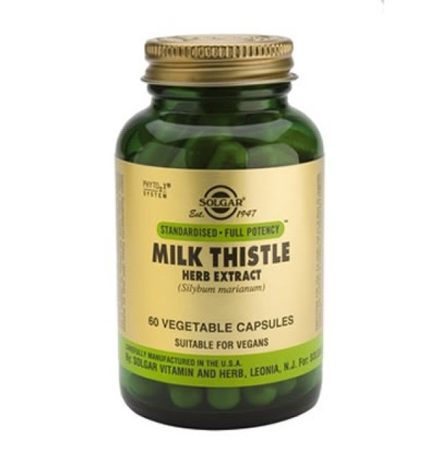 Solgar Milk Thistle Herb & Seed Extract veg.caps 60s