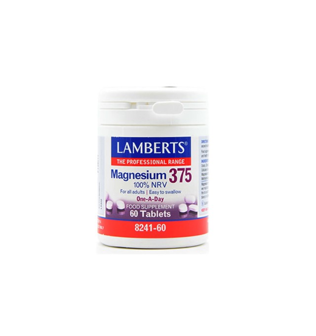 Lamberts Magnesium 375, 60tabs