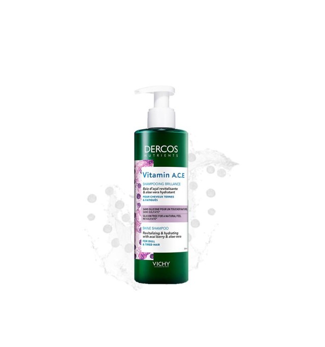 Vichy Dercos Nutrients Vitamin A.C.E Shine Shampoo 250ml