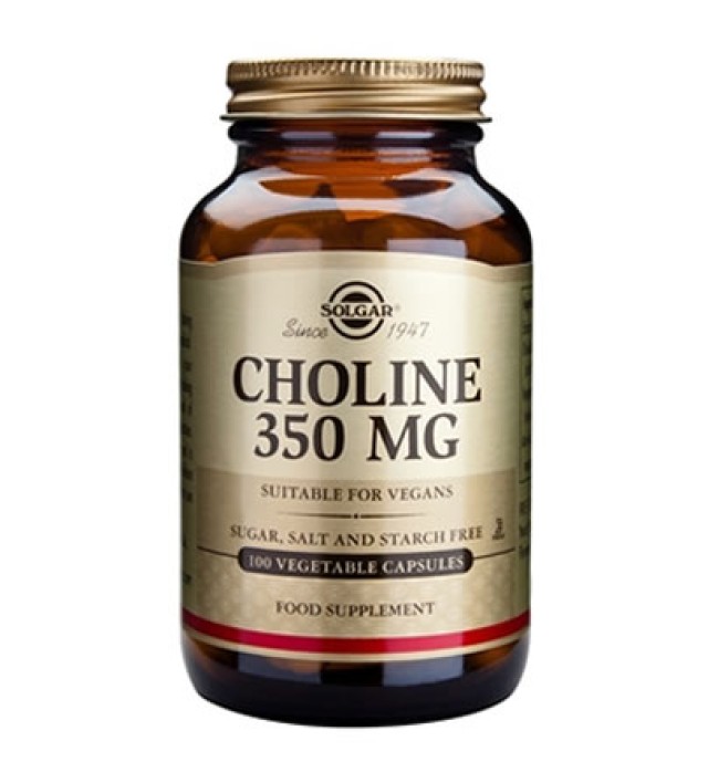 Solgar Choline 350mg veg.caps 100s