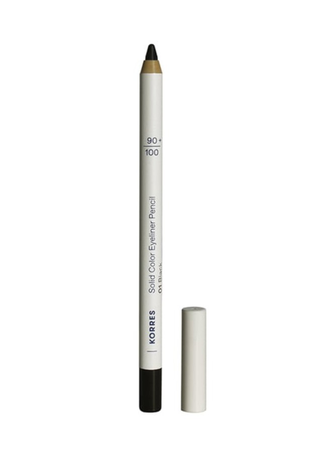 Korres Solid Color Eyeliner Pencil 01 Black, 1.2g