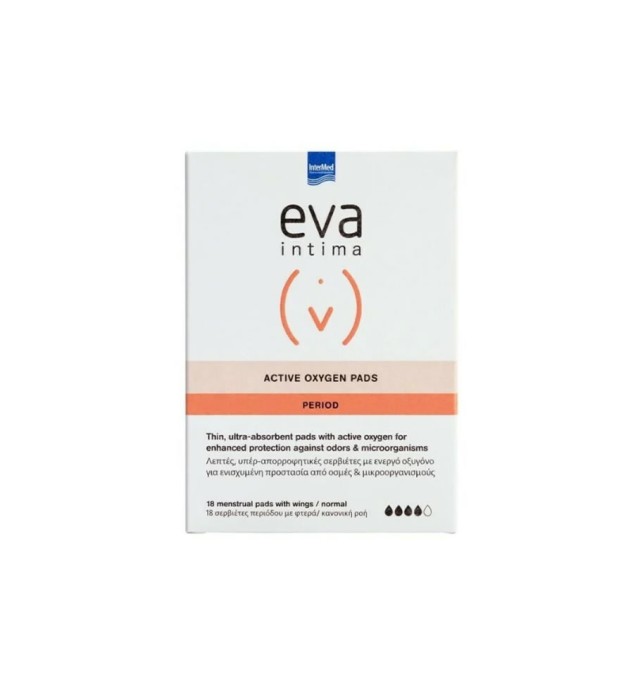 Intermed Eva Intima Active Oxygen Pads, 18τμχ
