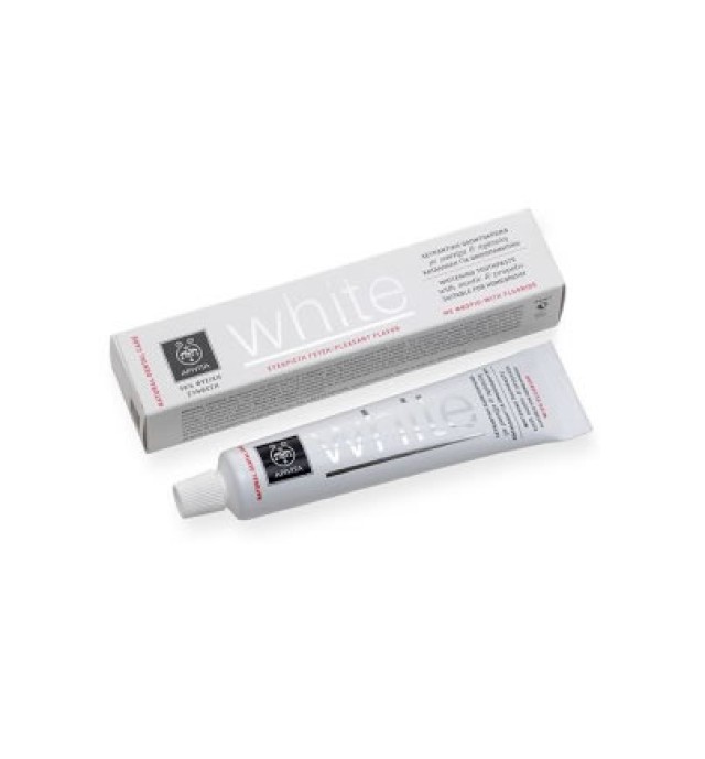 Apivita Natural Dental Care WHITE Λευκαντική Οδοντόκρεμαμε μαστίχα & πρόπολη 75ml