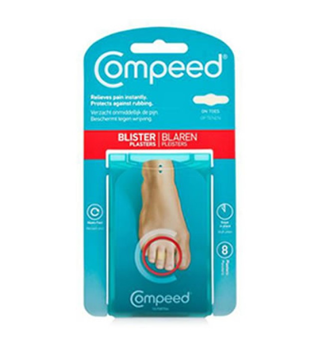 Compeed Blister Toe Φουσκάλες στα Δάχτυλα των Ποδιών 8τμχ