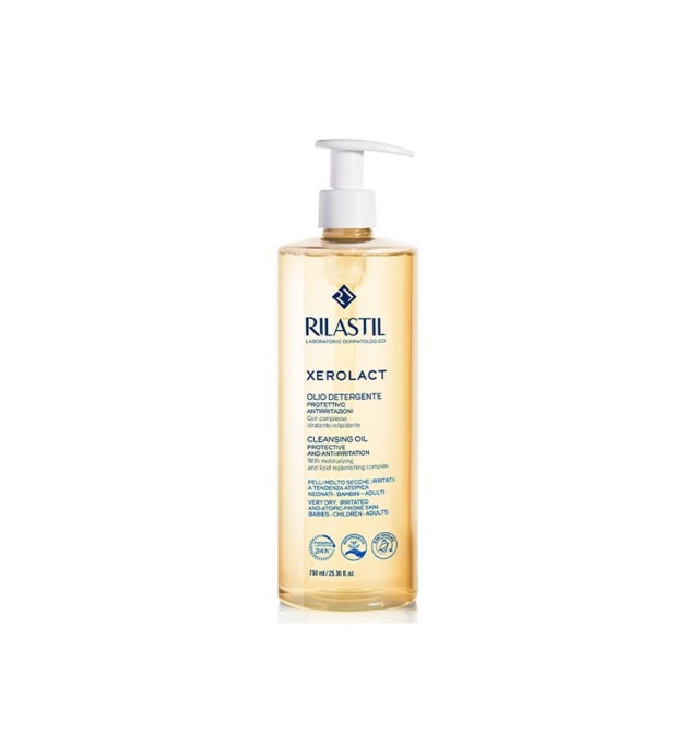 Rilastil Promo Xerolact Cleansing Oil 750ml (400ml Επιπλέον Προϊόν)