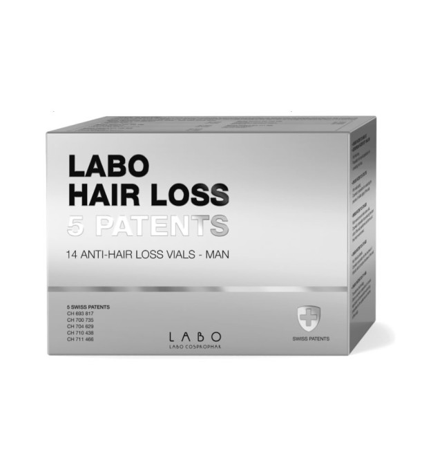 Labo Hair Loss 5 Patents Men, 14 vials x 3.5ml