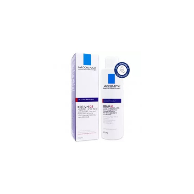 La Roche Posay Kerium Ds Anti-Dandruff, Σαμπουάν Εντατικής Μικροαπολέπισης κατά της Πιτυρίδας 200ml