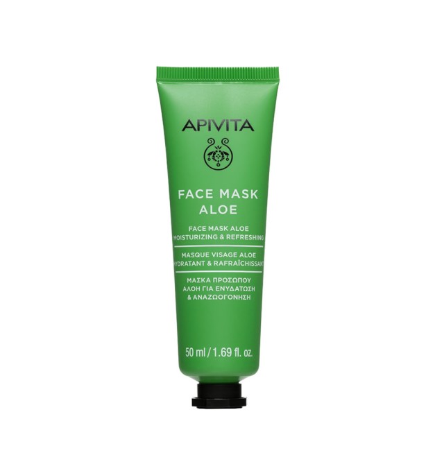 Apivita Face Mask Μάσκα Ενυδάτωσης με αλόη 50ml