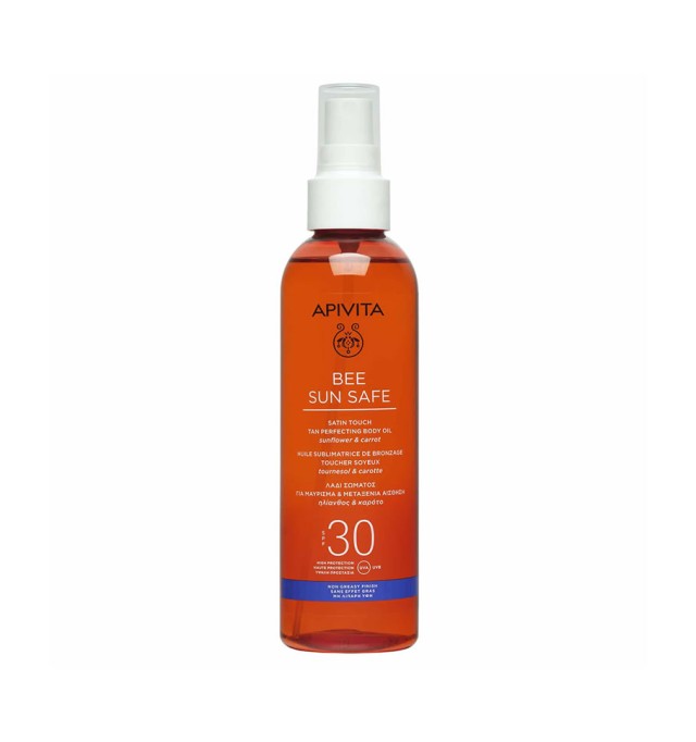 Apivita Bee Sun Safe Tan Perfecting Body Oil SPF30 200ml