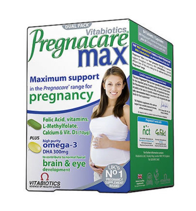 Vitabiotics Pregnacare Max 56tabs & Omega-3 DHA 28caps