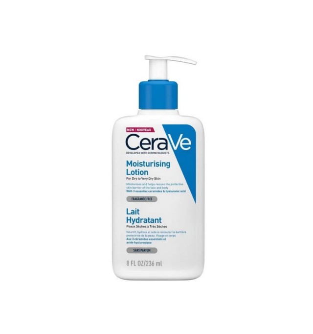 CeraVe Moisturising Face & Body​​​​​​​ Lotion for Dry to Very Dry Skin 236ml