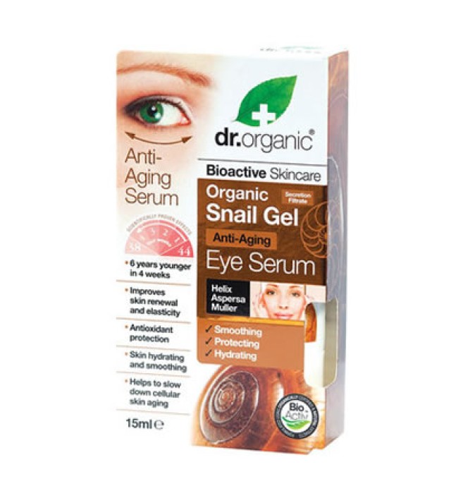 Dr. Organic Snail Gel Eye Serum 15ml