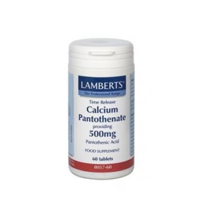 Lamberts VITAMIN B Calcium Pantothenate 500mg T/R (B5) 60 tabs