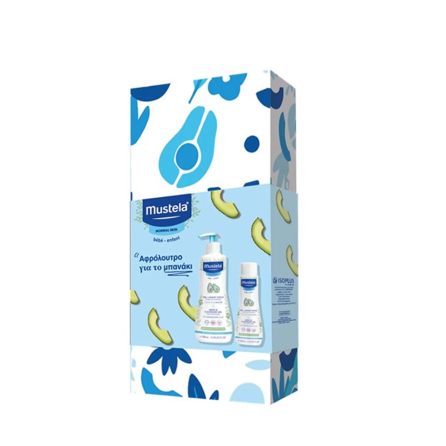 Mustela Baby Bath Πακέτο Προσφοράς Gentle Cleansing Gel Τζελ Καθαρισμού για Πρόσωπο, Σώμα & Μαλλιά, 500ml & Δώρο 200ml