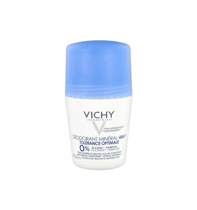 Vichy Deodorant Mineral 48H Tolerance Optimale Roll On 50ml