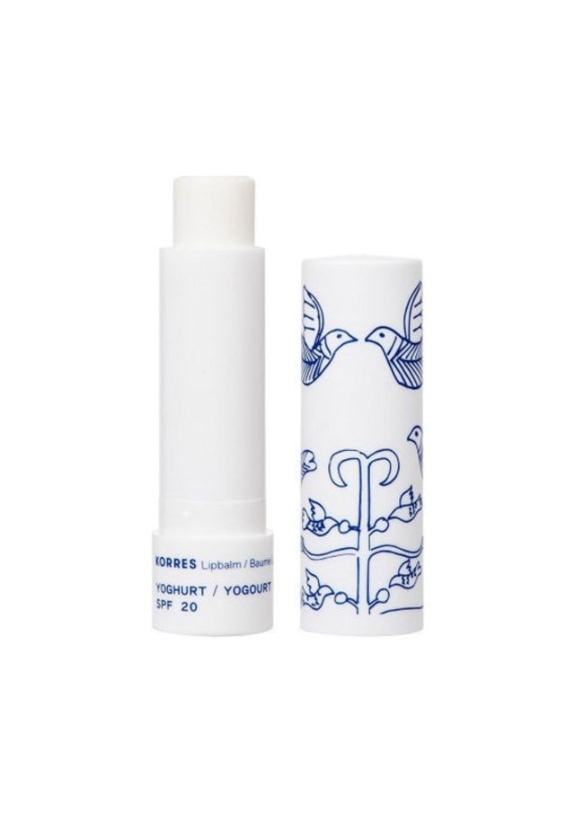 Korres Lip Balm Yoghurt SPF20 Ενυδατική Φροντίδα για τα Χείλη Γιαούρτι με Αντιηλιακή Προστασία, 4.5g