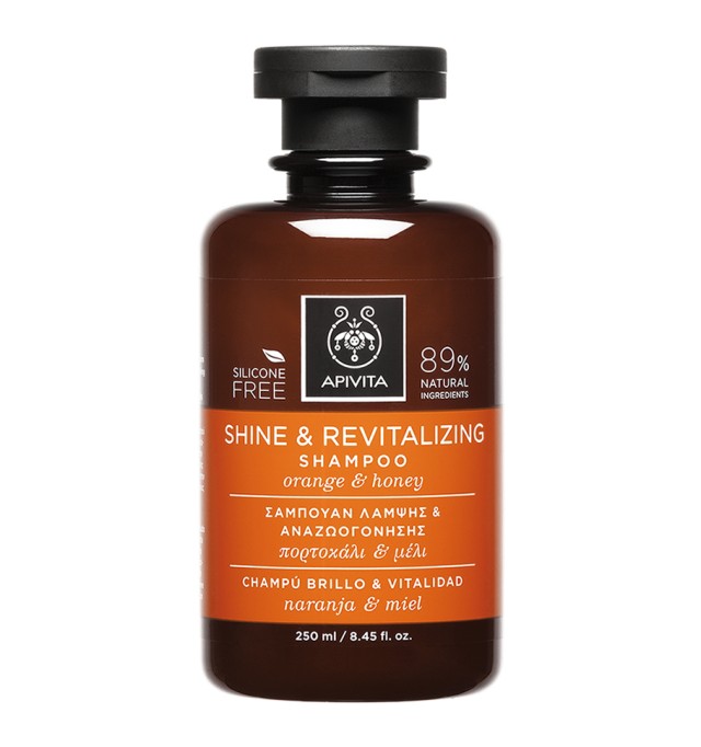 Apivita Holistic Hair Care Shine & Revitalizing Shampoo 250ml