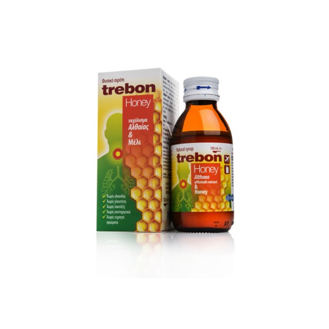 Unipharma Trebon Honey Φυσικό Σιρόπι, 100ml