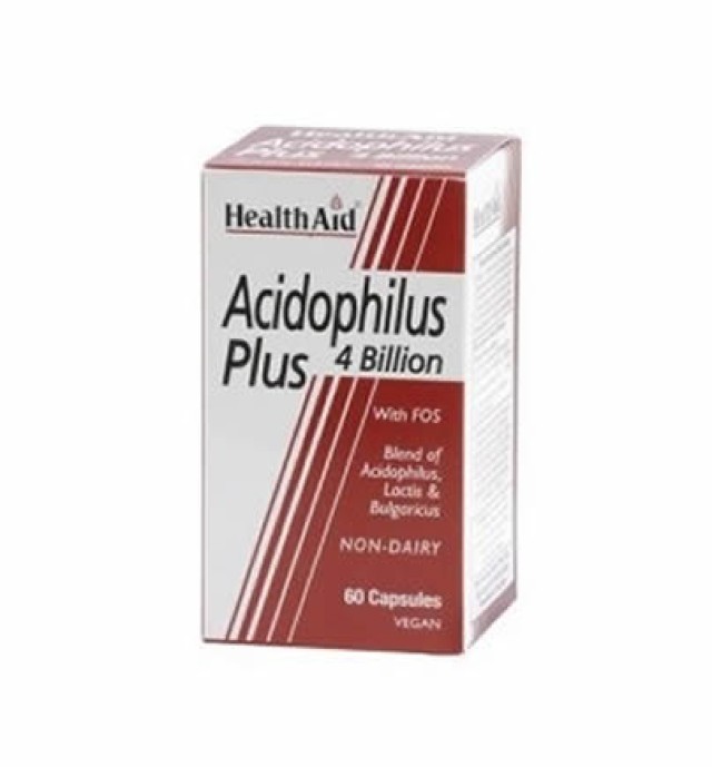 Health Aid Acidophilus Plus 4 Billion 60caps