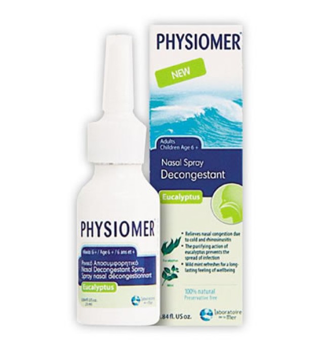 Physiomer Hypertonic Eucalyptus Nasal Spray Pocket Size 20ml