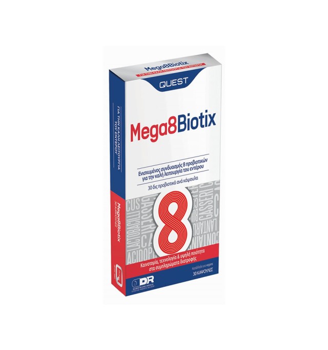 Quest Vitamins Mega 8 Biotix 30tabs