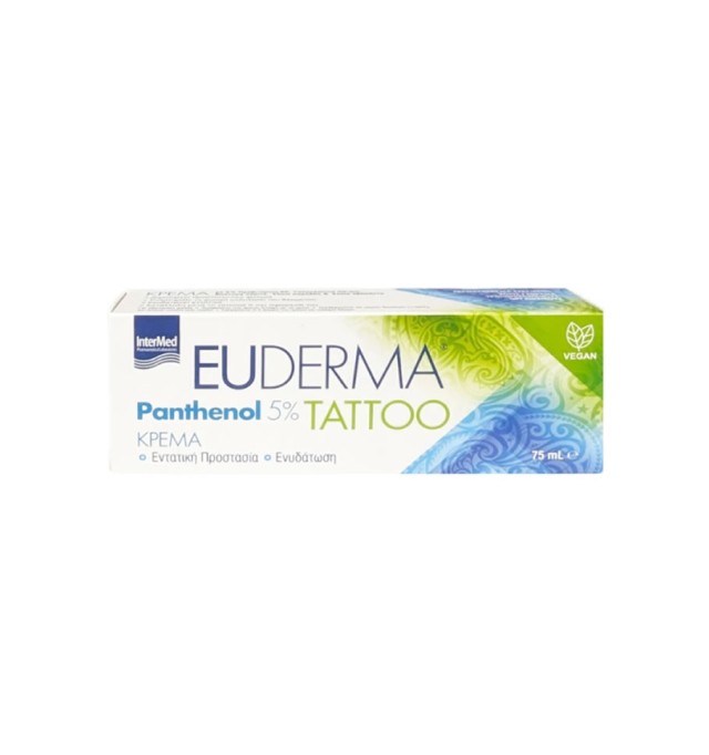 Intermed Euderma Panthenol 5% Tattoo Moisturizing Cream 75ml