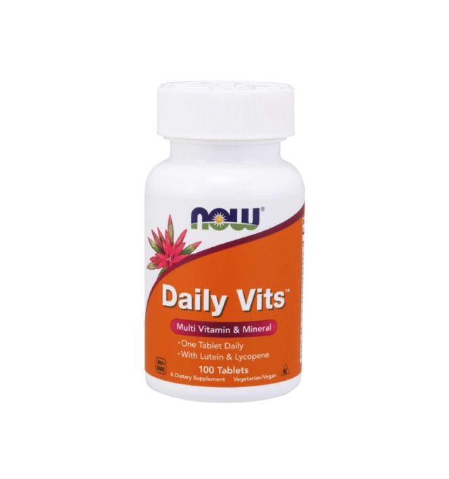 Now Foods Daily Vits Multi, Lycopene + Lutein 100tabs