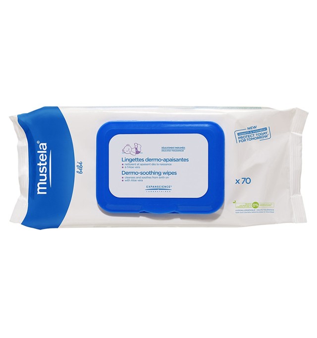 Mustela Derm-Soothing Wipes 60τμχ