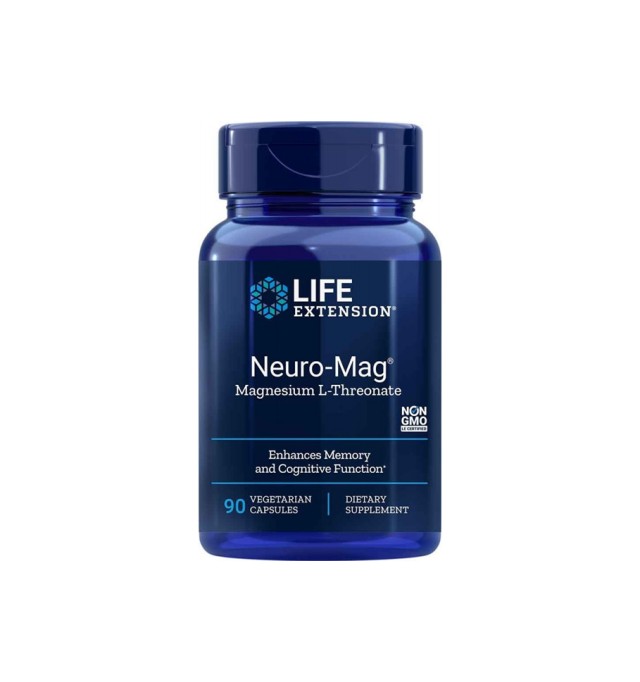 Life Extension Neuro-Mag Magnesium L-Threonate, 90 v.caps