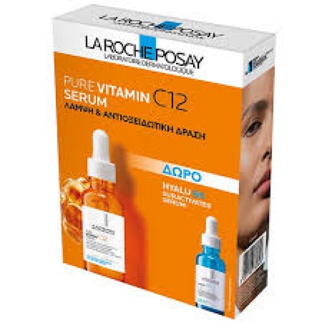 La Roche Posay Promo Pure Vitamin C12 Serum 30ml & Hyalu B5 Serum 10ml