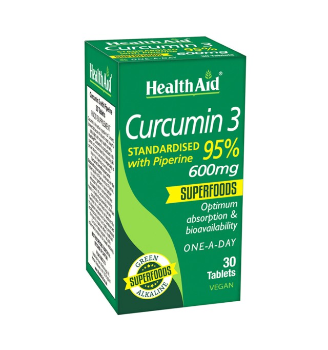 Health Aid Curcumin 3 600mg 30tabs