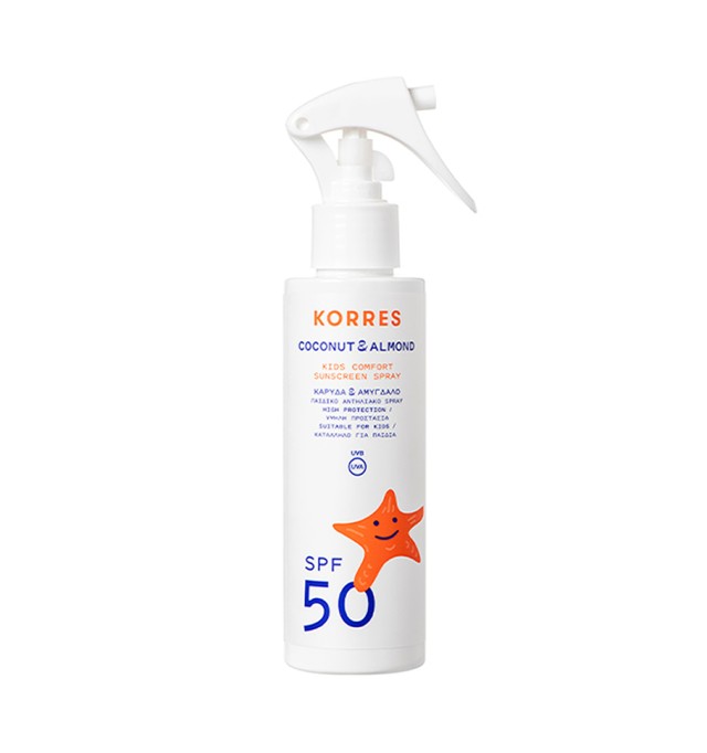 Korres Coconut & Almond Kids Comfort Sunscreen Spray 150ml