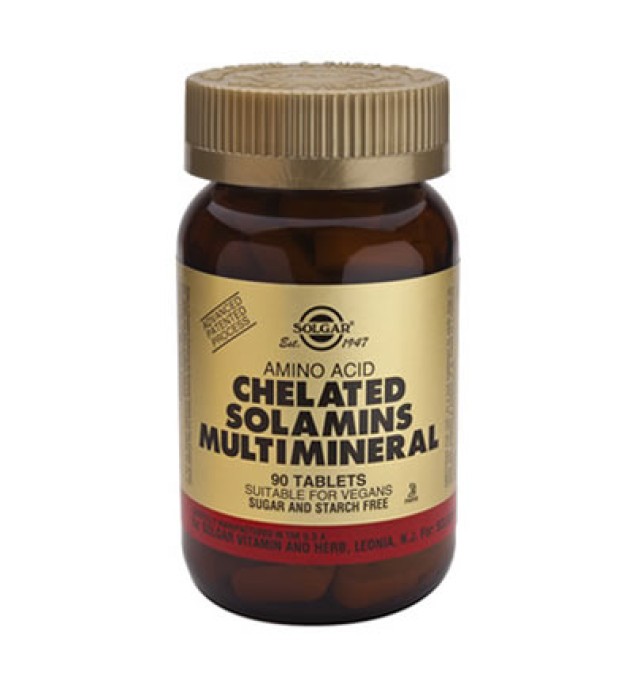 Solgar Chelated Solamins Multimineral tabs 90s