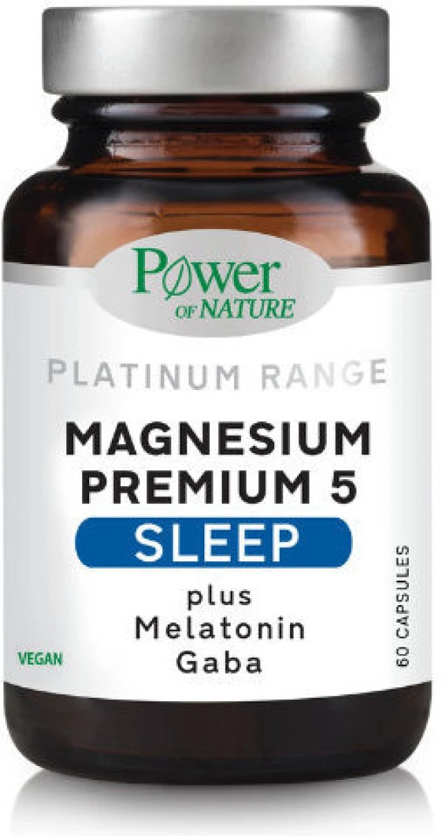 Power Health Magnesium Premium 5 Sleep Συμπλήρωμα με Μαγνήσιο 60 Κάψουλες