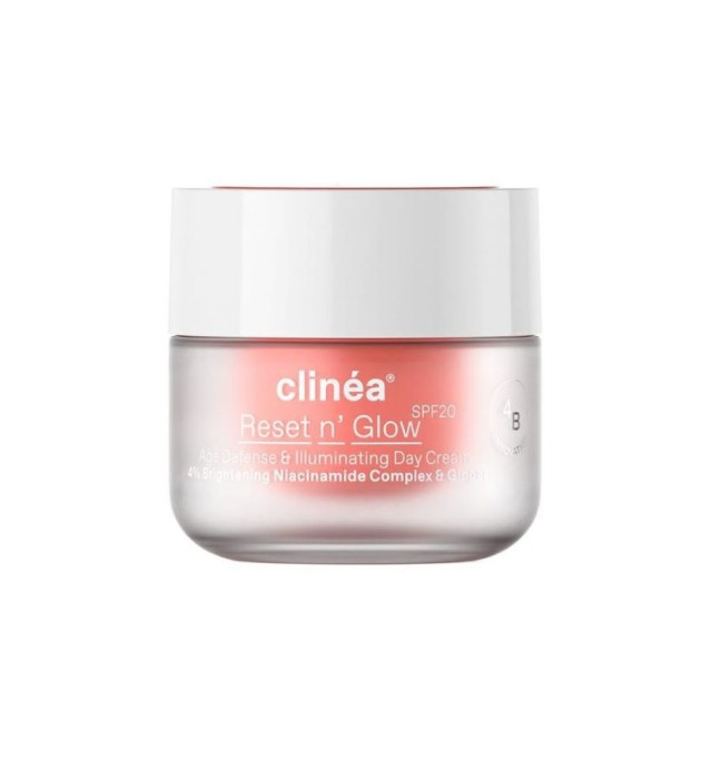 Clinéa Reset n Glow Age Defense & Illuminating Day Cream Spf20, 50ml